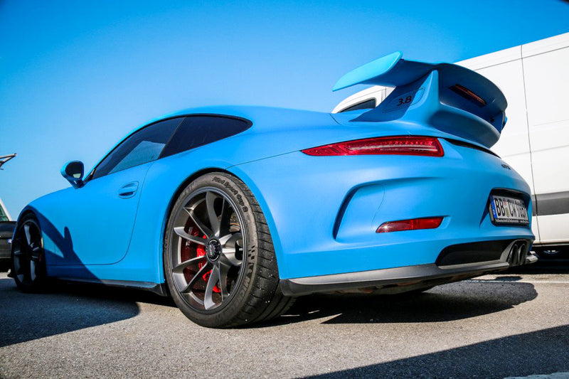 Premium Plus Matte Smurf Blue car wrap vinyl film