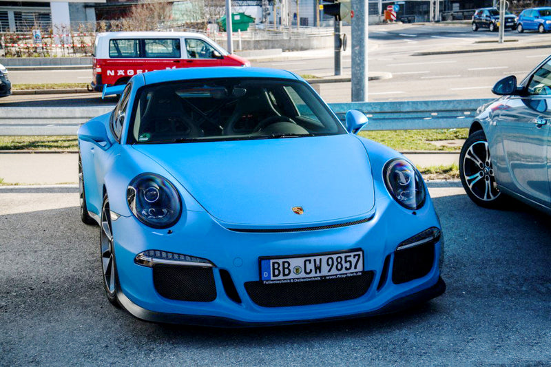 Premium Plus Matte Smurf Blue car wrap vinyl film