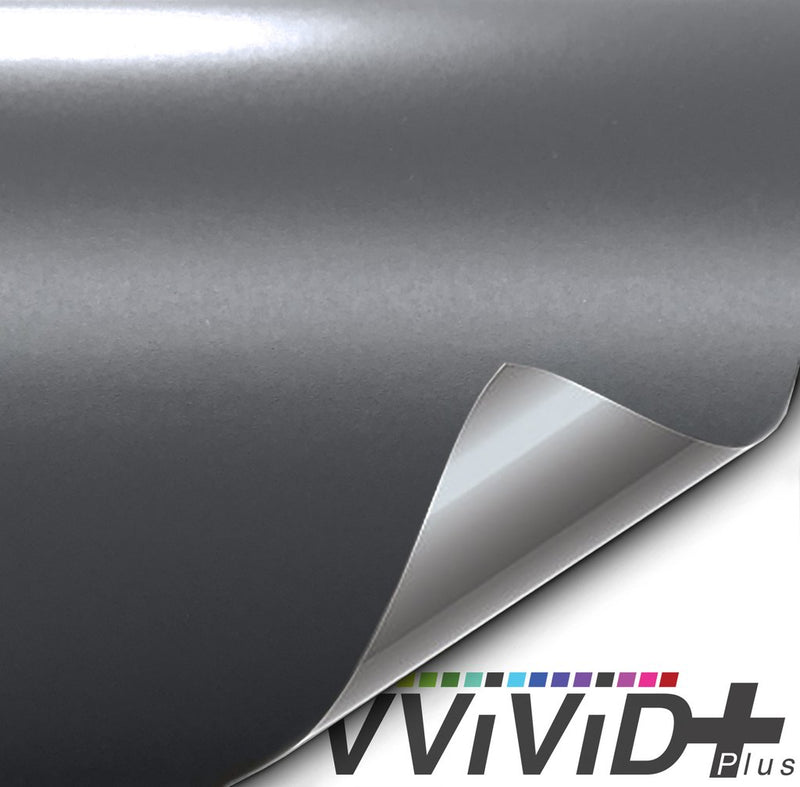 Premium Plus Matte Slate Gray car wrap vinyl film