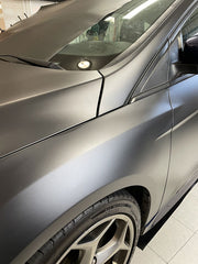 Vvivid+ Premium Matte Metallic Black Ghost car wrap vinyl