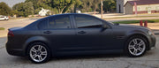 Vvivid+ Premium Matte Metallic Black Ghost car wrap vinyl