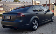 Vvivid+ Premium Matte Metallic Black Ghost car wrap vinyl