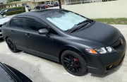 Vvivid+ Premium Matte Metallic Black Ghost car wrap vinyl