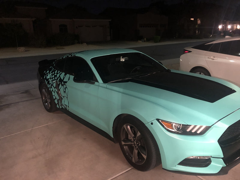 Premium Plus Matte Metallic Tiffany Blue car wrap vinyl film