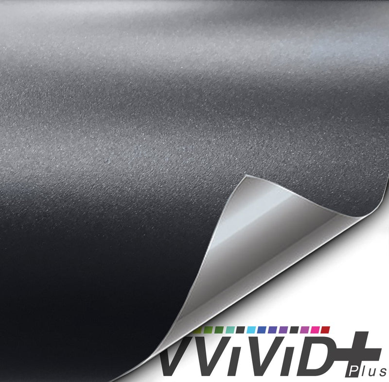 Matte Metallic Charcoal Gray car wrap vinyl film