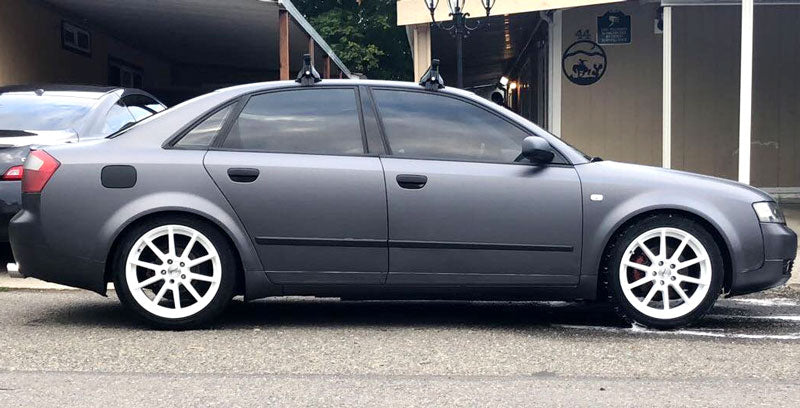 Matte Metallic Charcoal Gray car wrap vinyl film