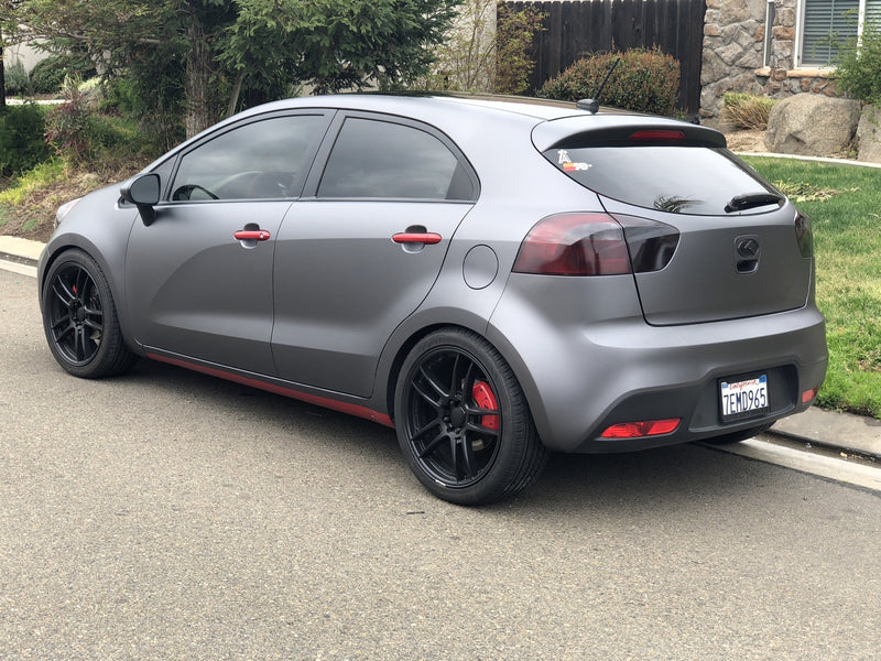 Matte Metallic Charcoal Gray car wrap vinyl film