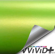 Premium Plus Matte Metallic Viper Lime Green car wrap vinyl film