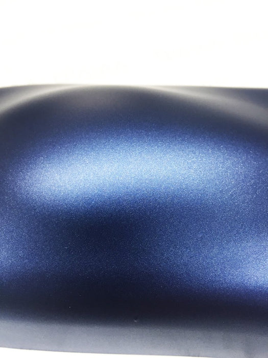 Premium Plus Matte Metallic Navy Blue Ghost car wrap vinyl film
