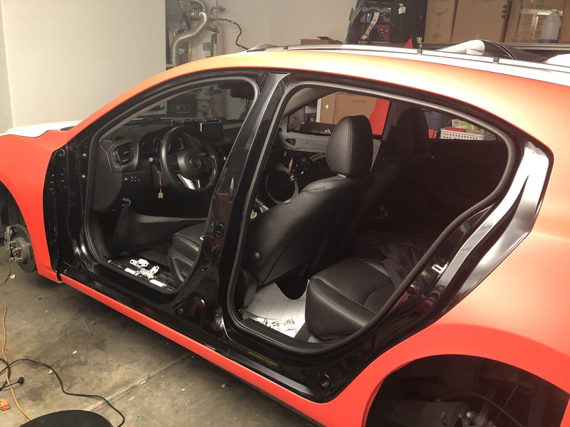 Premium Plus Matte Metallic Blood Orangecar wrap vinyl film