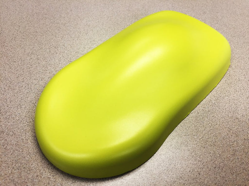 Premium Plus Matte Metallic Daytona Yellow car wrap vinyl film