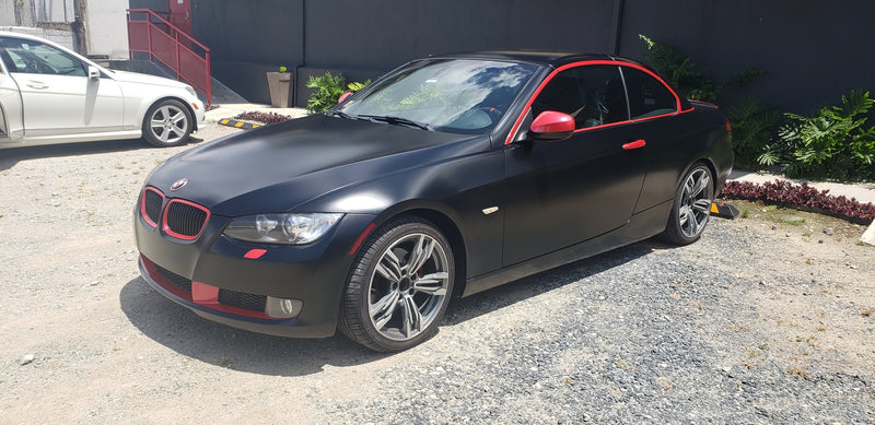 Premium+ Satin Black Car Vinyl Wrap Film