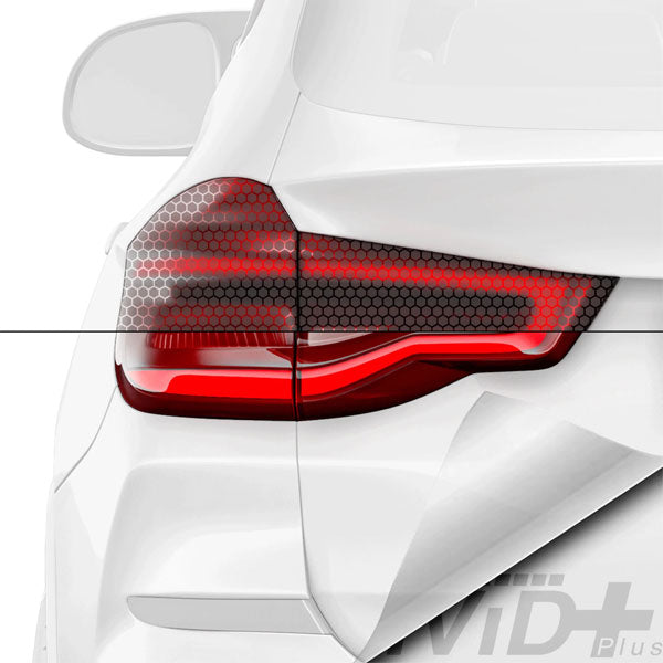 Tail Light Tint: Hex+ Matte Smoke Honeycomb — CWS USA