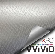 Silver Snake Skin Vehicle Vinyl Film