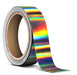 Vvivid Tape Roll Black Holographic Chrome vinyl wrap for stripes and chrome delete