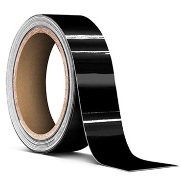Vvivid Tape Roll Ultra Gloss Black vinyl wrap for stripes and chrome delete