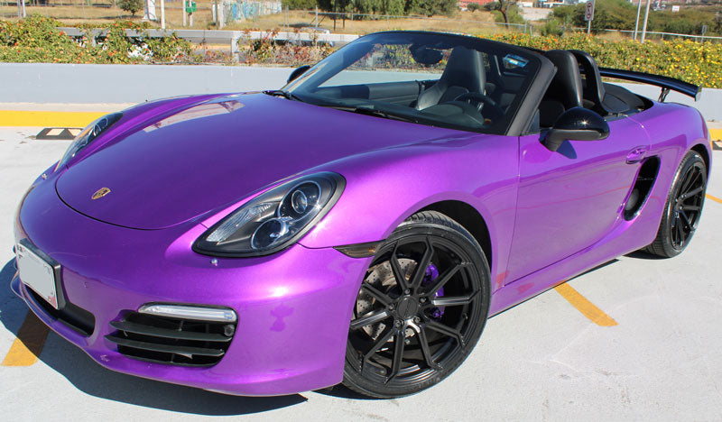ultra gloss candy purple car wrap