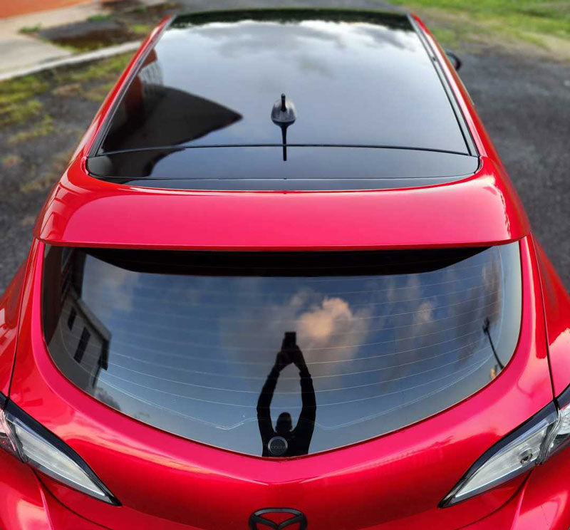 ultra gloss candy red car wrap