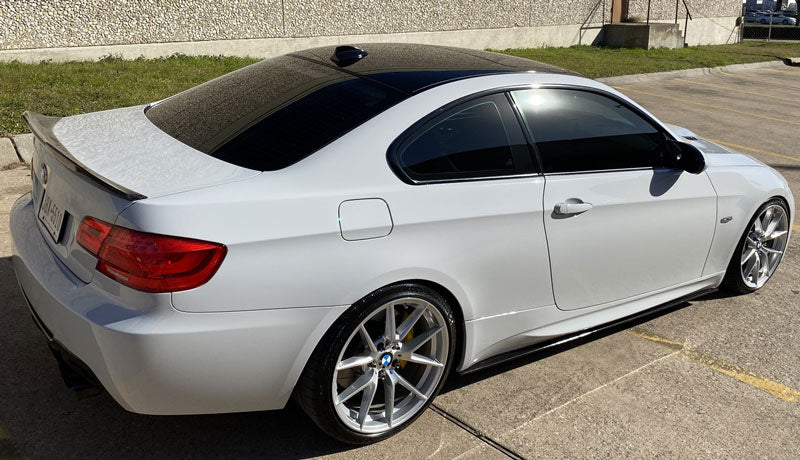 ultra gloss chalk grey car wrap