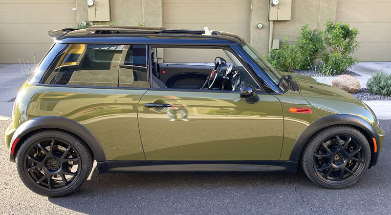 Ultra-Gloss Combat Green car wrap