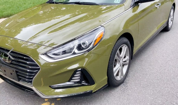 Ultra-Gloss Combat Green car wrap