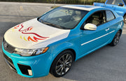 Ultra-Gloss Tiffany / Miami Blue car wrap