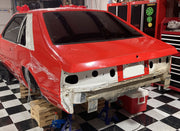 ultra gloss racing red car wrap