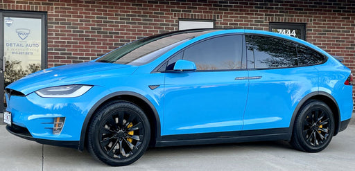 ultra gloss smurf blue car wrap
