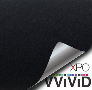 Black Suede Velvet Car Wrap Vinyl Film